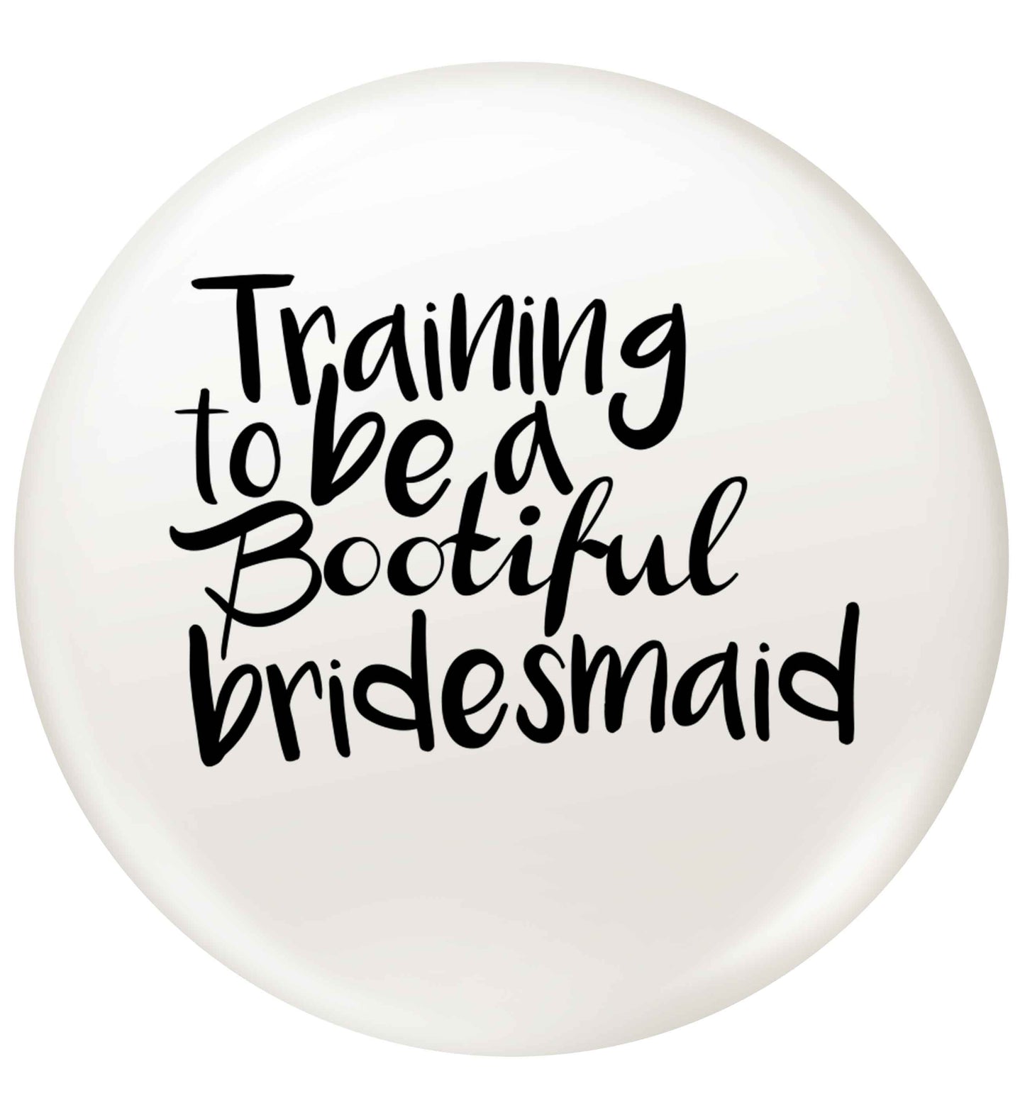 Get motivated and get fit for your big day! Our workout quotes and designs will get you ready to sweat! Perfect for any bride, groom or bridesmaid to be!  small 25mm Pin badge