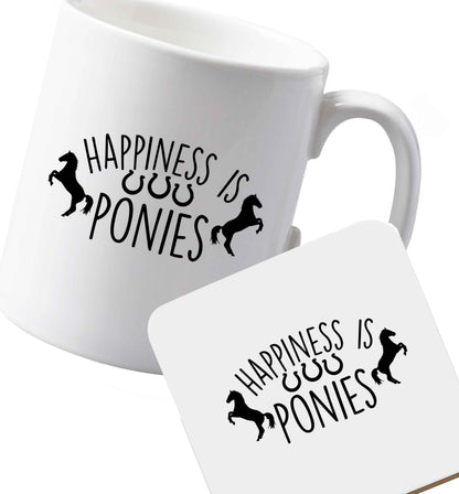 10 oz Ceramic mug and coaster Favourite Type Pan Pancake both sides
