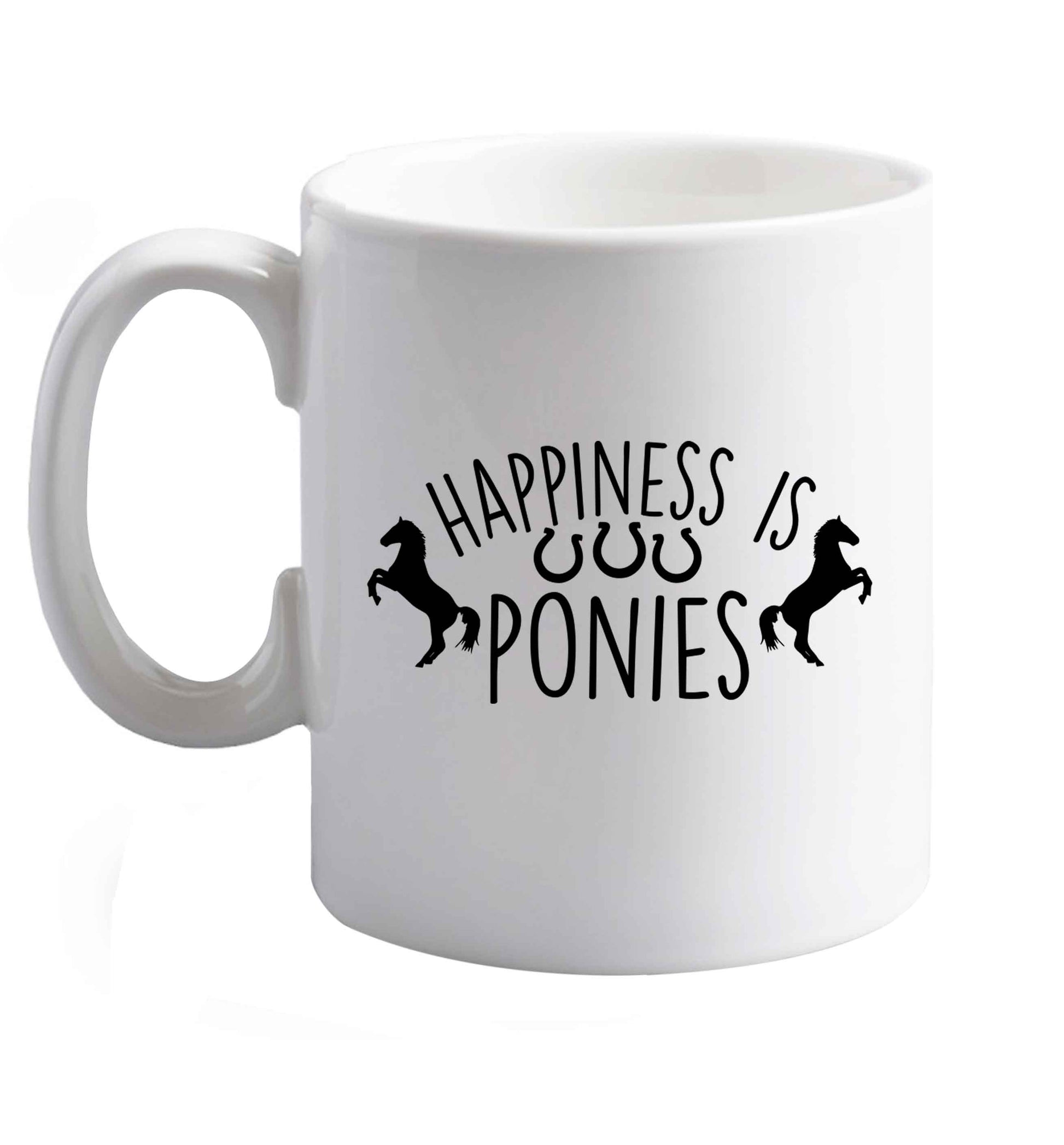 10 oz Favourite Type Pan Pancake ceramic mug right handed
