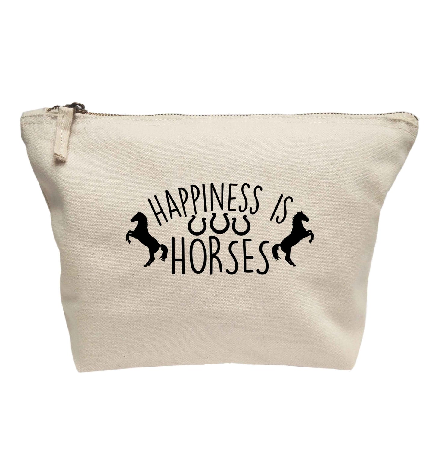 Happiness is horses | Makeup / wash bag