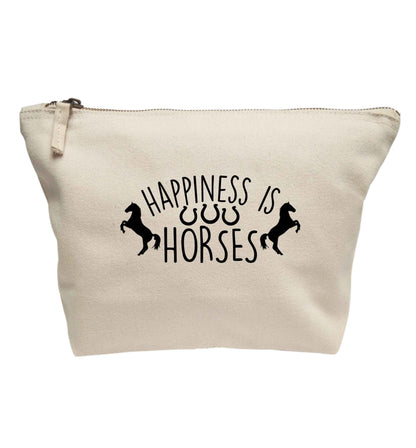 Happiness is horses | Makeup / wash bag