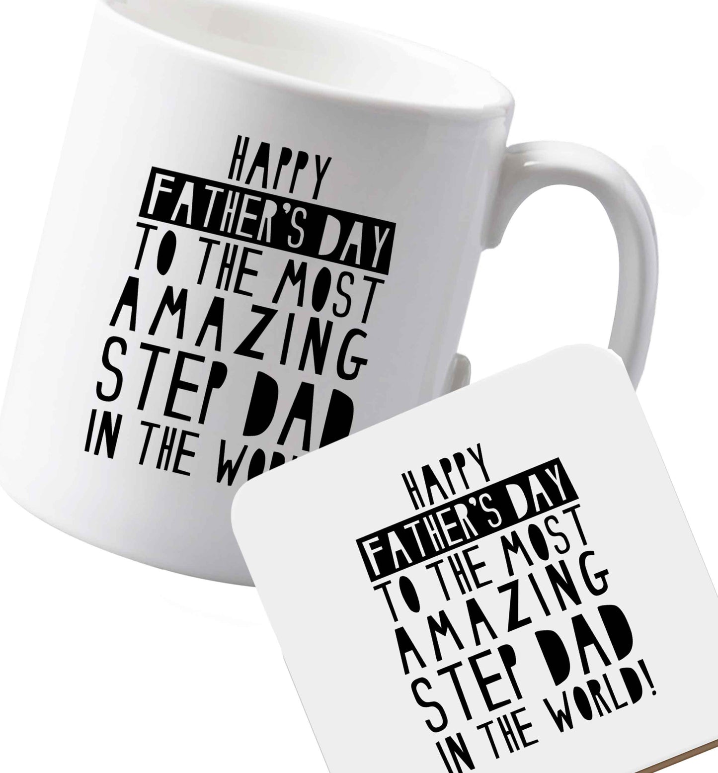10 oz Ceramic mug and coaster Favourite Type Pan Pancake both sides