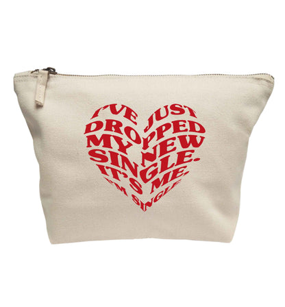 I've just dropped my new single it's me I'm single | Makeup / wash bag