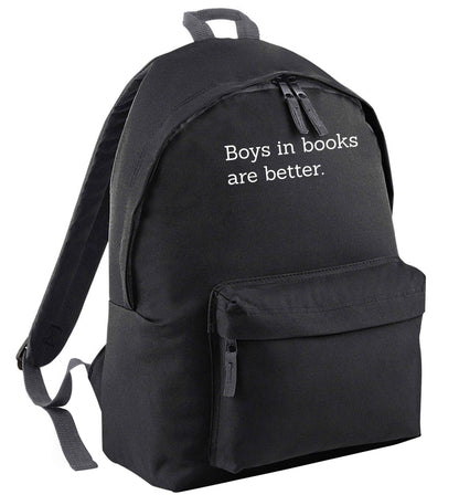 Boys in books are better black adults backpack