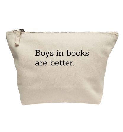 Boys in books are better | Makeup / wash bag