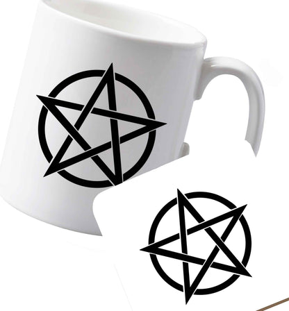 10 oz Ceramic mug and coaster Favourite Type Pan Pancake both sides