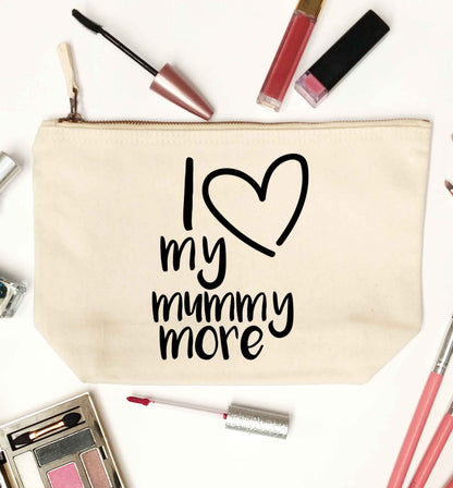 I love my mummy more natural makeup bag