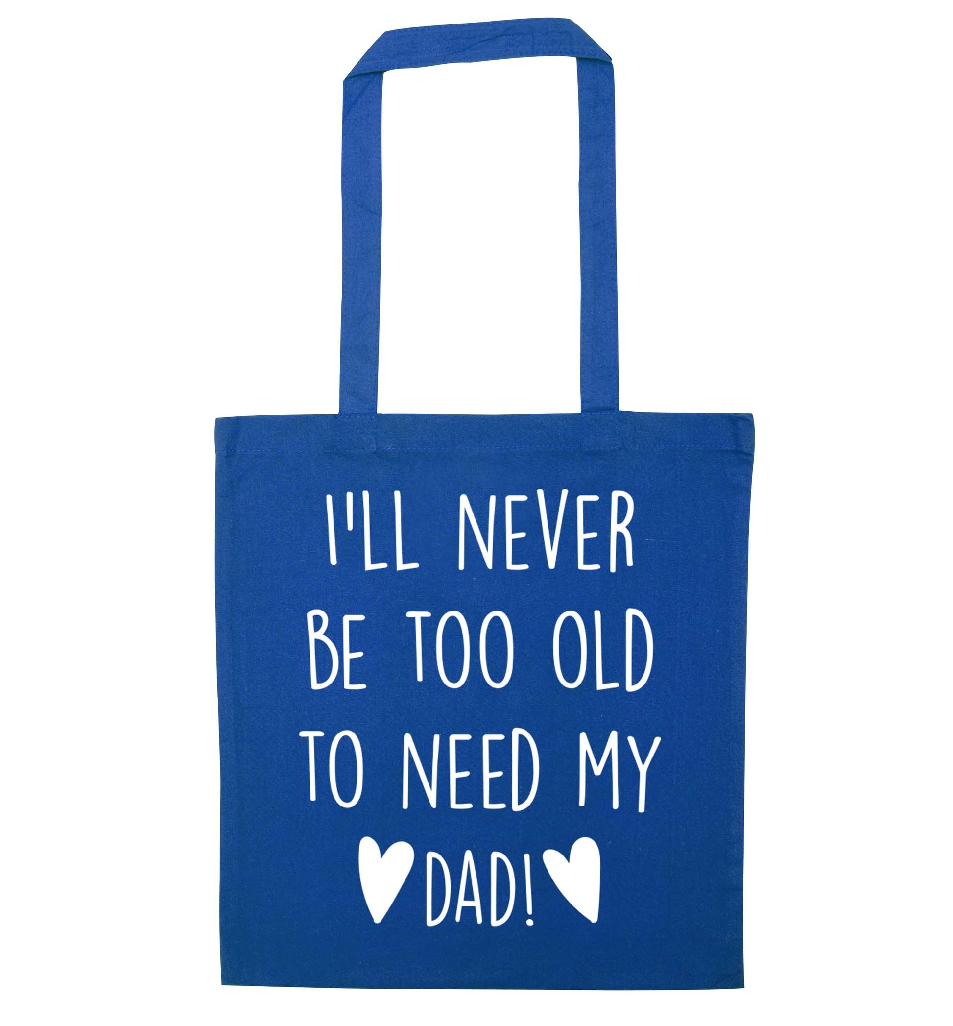 Everything I am you helped me to be blue tote bag