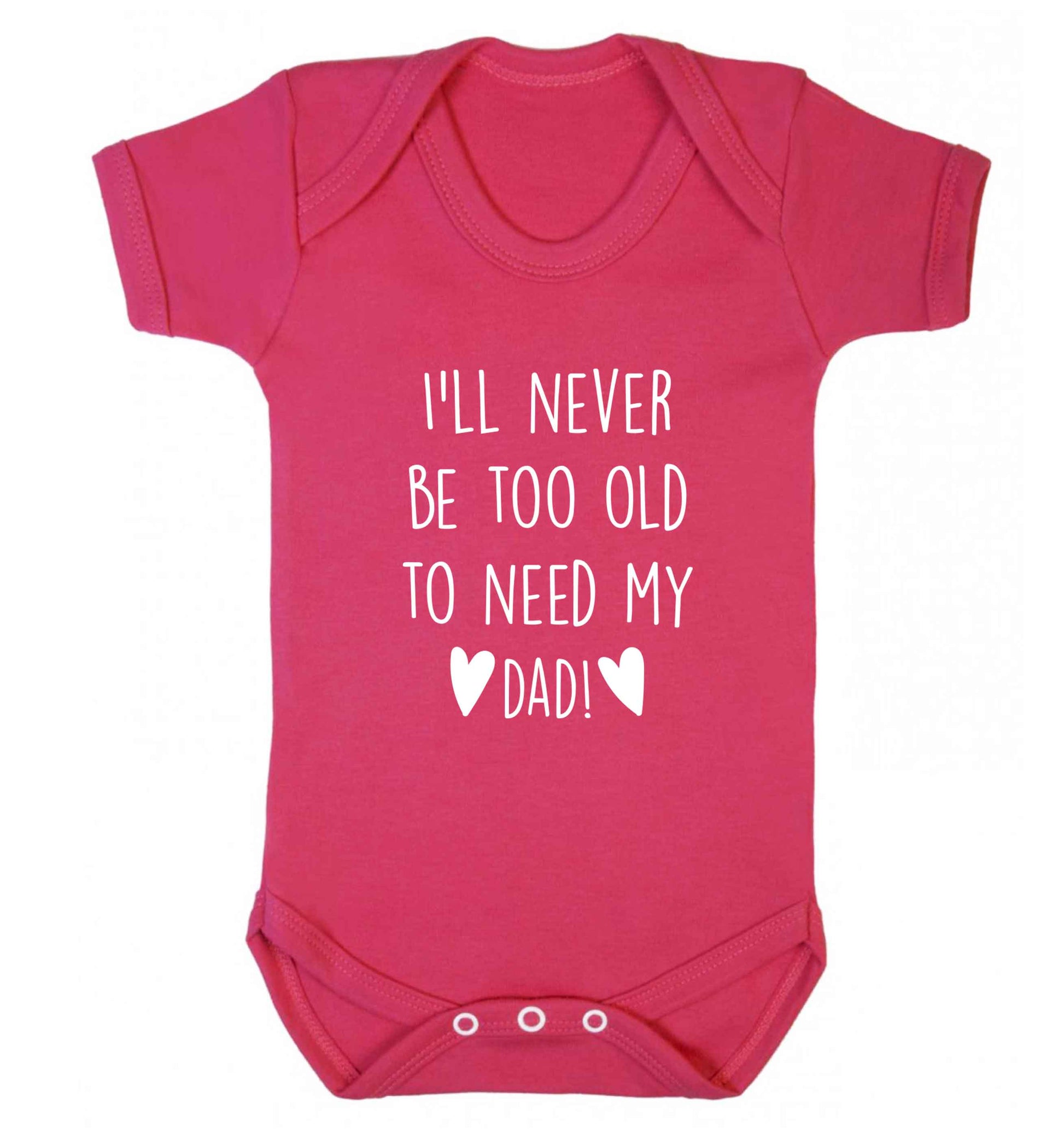 Everything I am you helped me to be baby vest dark pink 18-24 months