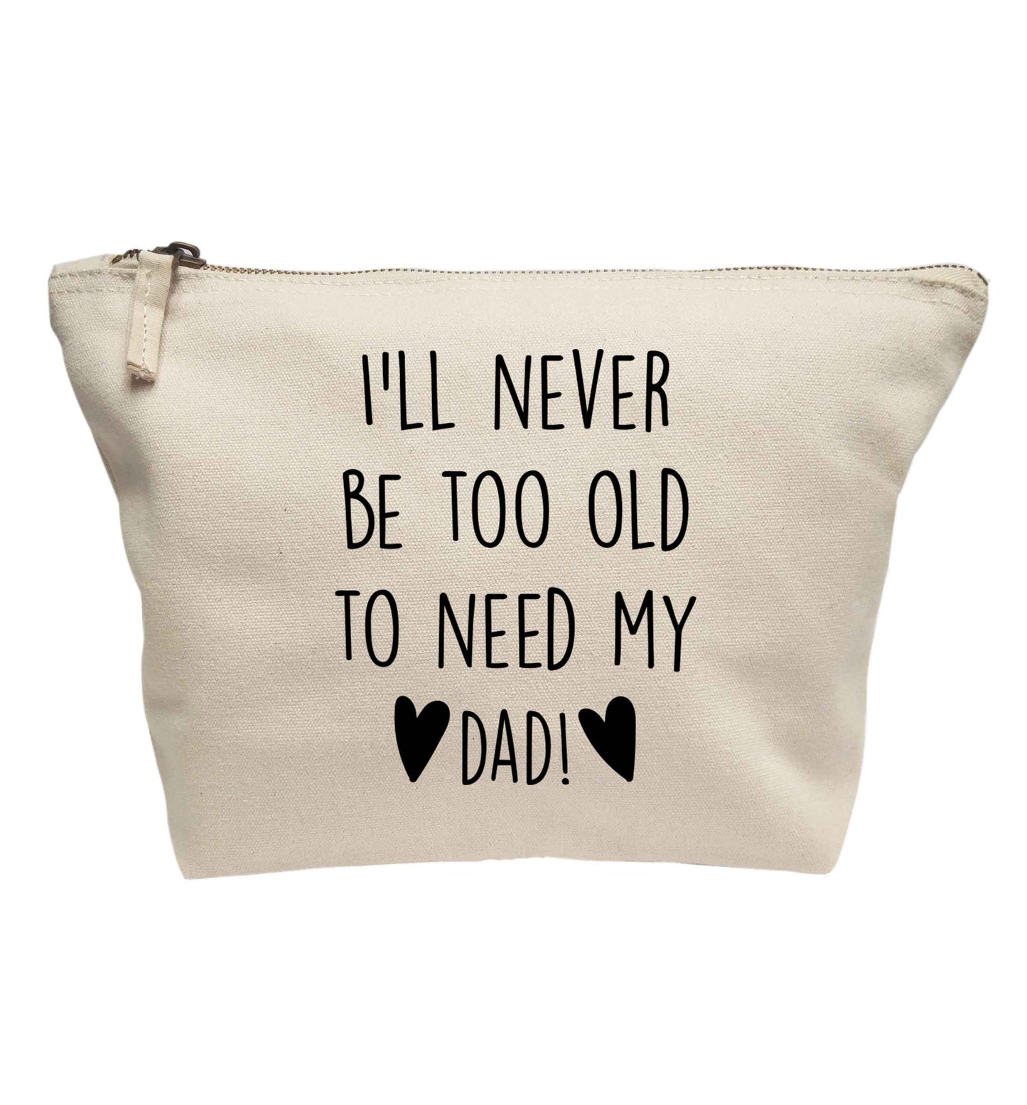 Everything I am you helped me to be | Makeup / wash bag
