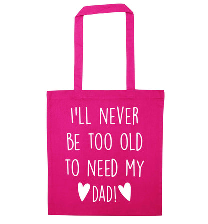 Everything I am you helped me to be pink tote bag