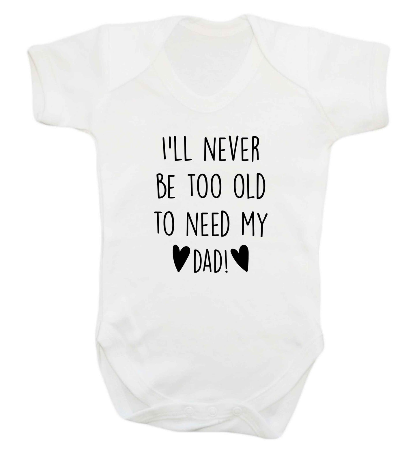 Everything I am you helped me to be baby vest white 18-24 months