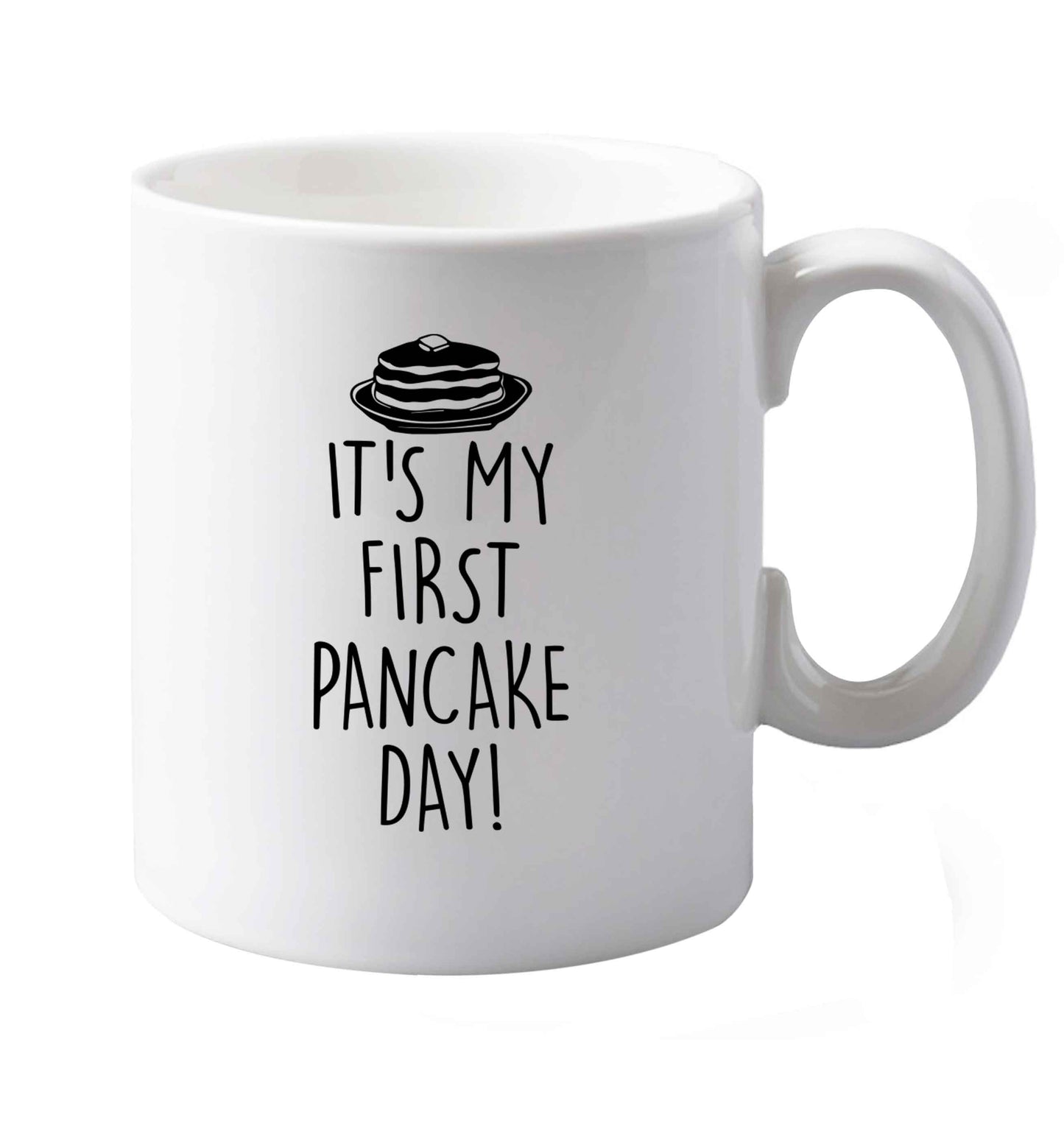 10 oz Favourite Type Pan Pancake ceramic mug both sides