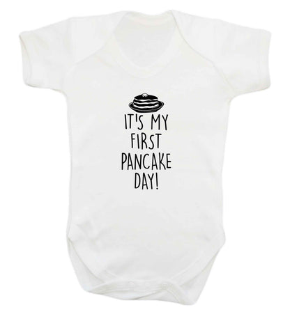 It's my first pancake day baby vest white 18-24 months