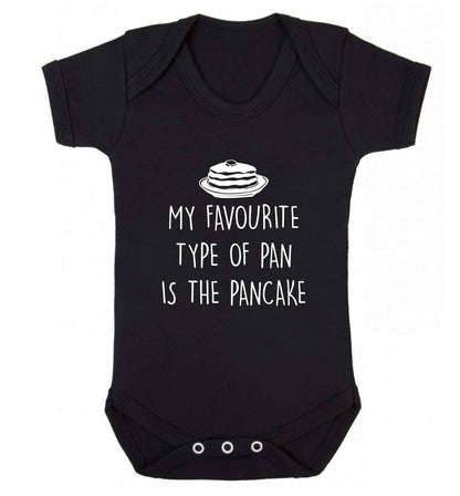 My favourite type of pan is the pancake baby vest black 18-24 months