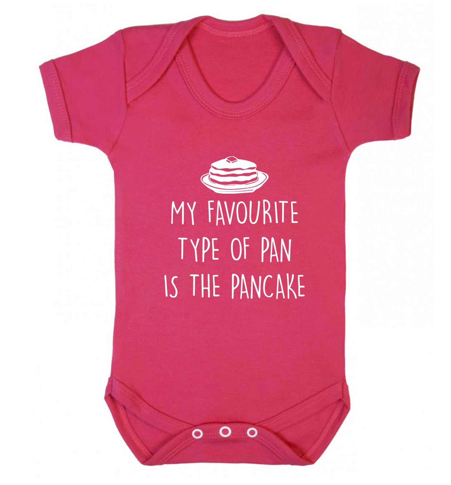 My favourite type of pan is the pancake baby vest dark pink 18-24 months