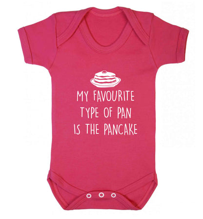 My favourite type of pan is the pancake baby vest dark pink 18-24 months