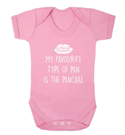 My favourite type of pan is the pancake baby vest pale pink 18-24 months