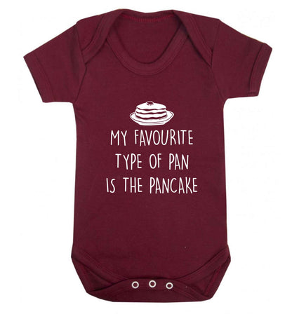 My favourite type of pan is the pancake baby vest maroon 18-24 months