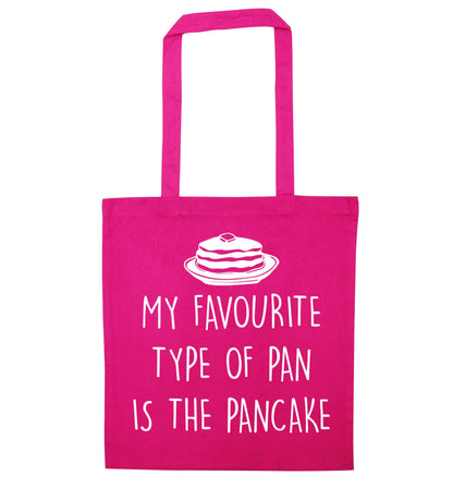 My favourite type of pan is the pancake pink tote bag