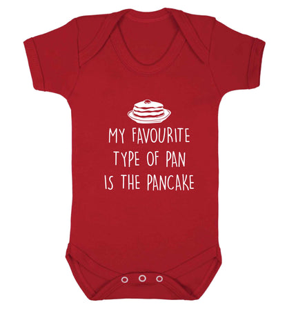 My favourite type of pan is the pancake baby vest red 18-24 months