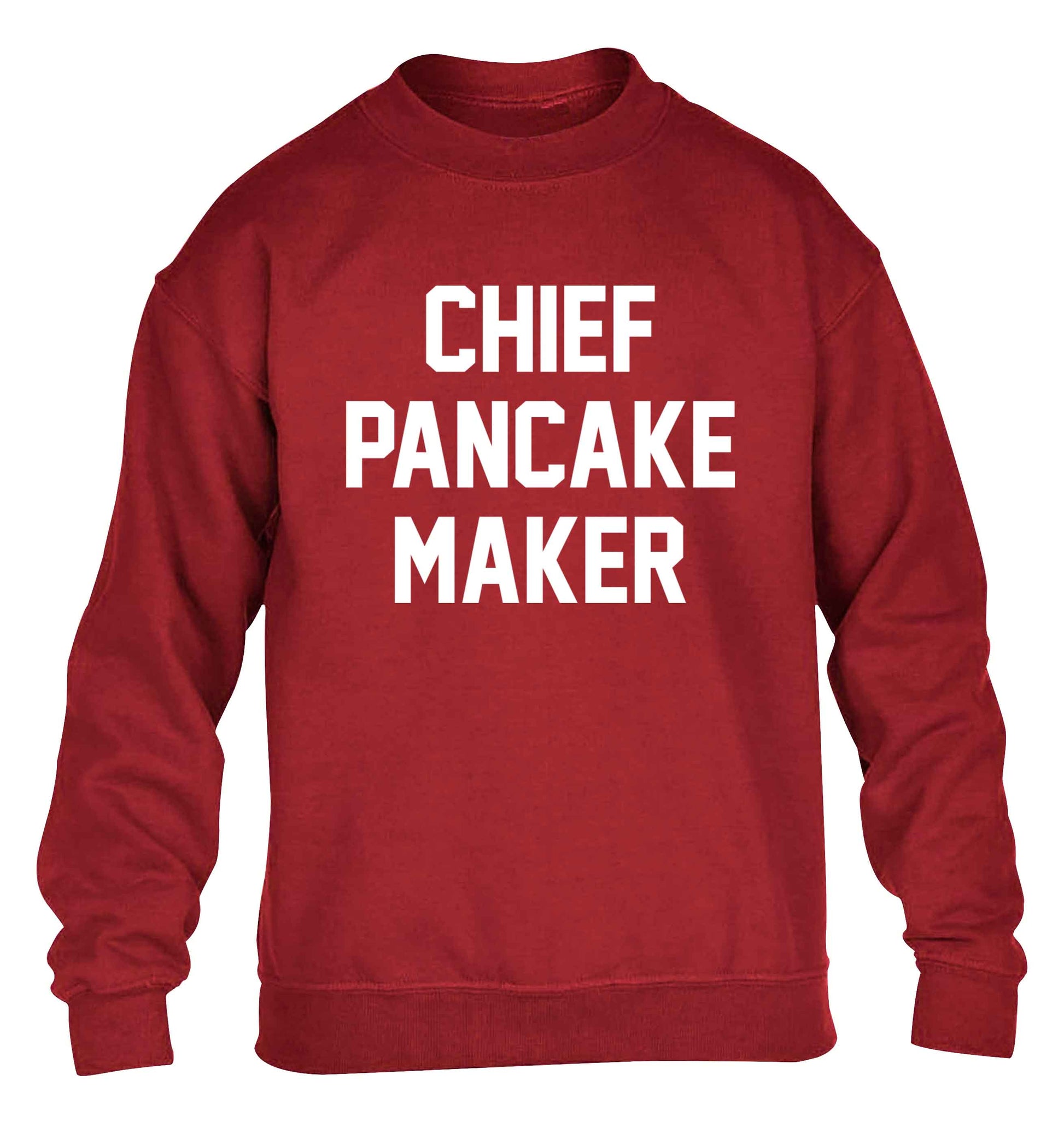 Chief pancake maker children's grey sweater 12-13 Years