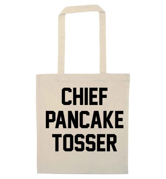 Happiness is pancakes natural tote bag