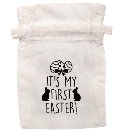 It's my first Easter | XS - L | Pouch / Drawstring bag / Sack | Organic Cotton | Bulk discounts available!