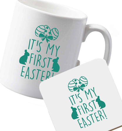 10 oz Ceramic mug and coaster Favourite Type Pan Pancake both sides
