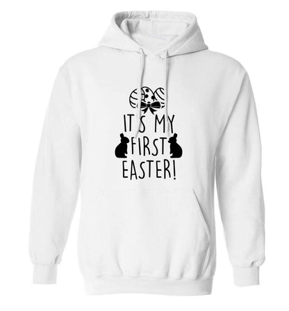 It's my first Easter adults unisex white hoodie 2XL