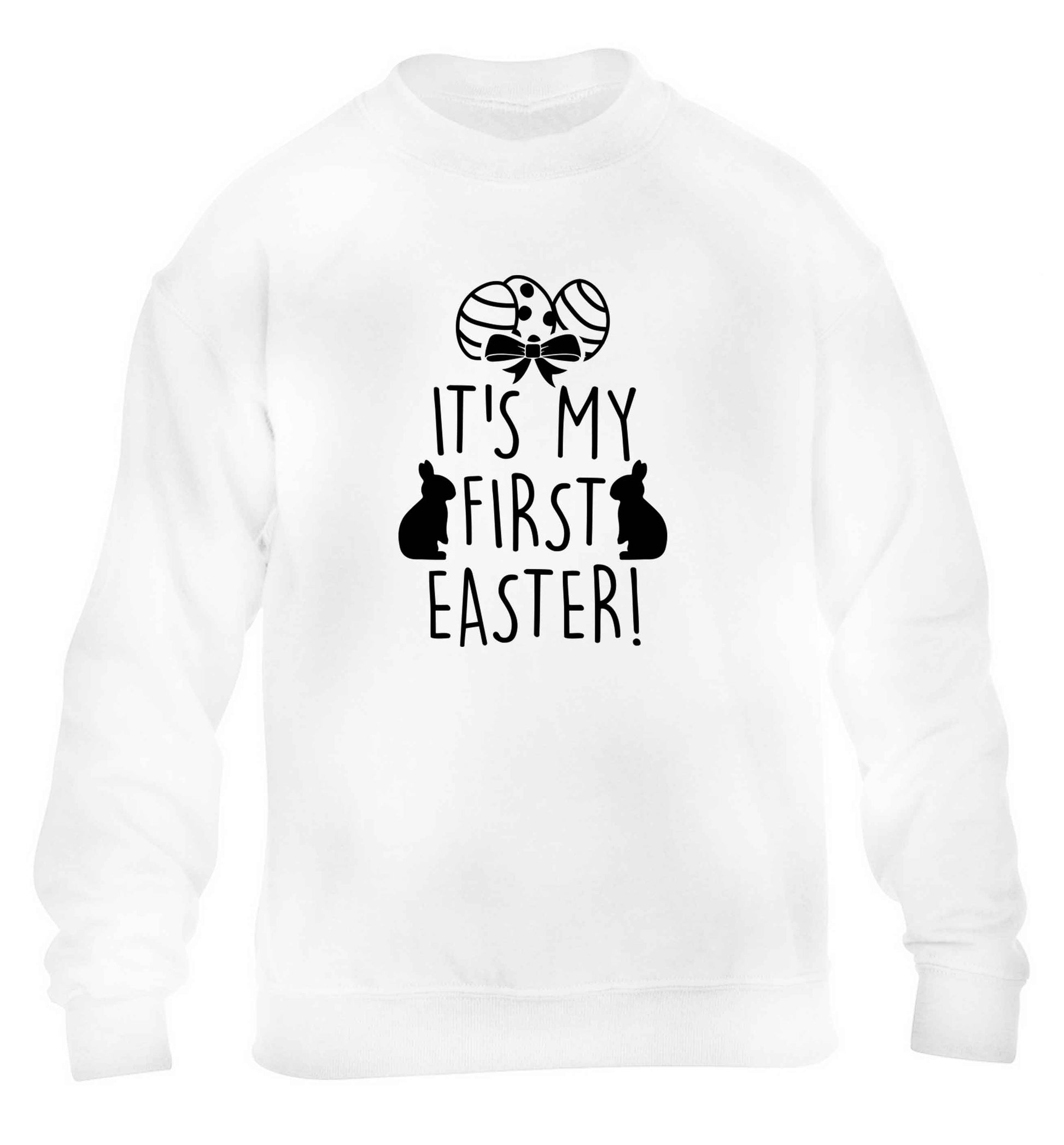It's my first Easter children's white sweater 12-13 Years