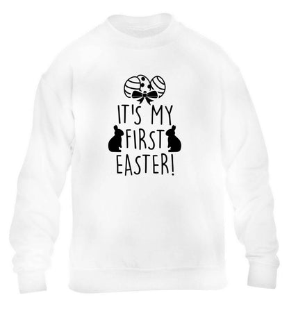 It's my first Easter children's white sweater 12-13 Years
