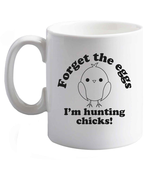 10 oz Favourite Type Pan Pancake ceramic mug right handed