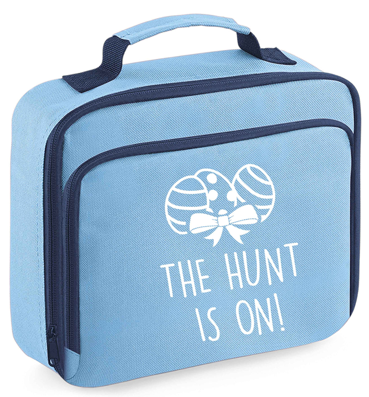 Any tex here insulated blue lunch bag cooler