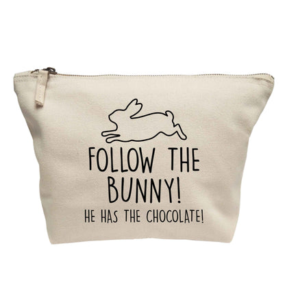 Follow the bunny! He has the chocolate | Makeup / wash bag