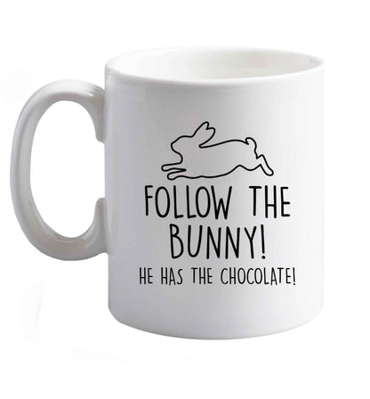 10 oz Favourite Type Pan Pancake ceramic mug right handed