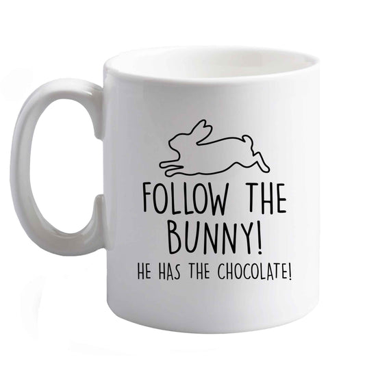 10 oz Favourite Type Pan Pancake ceramic mug right handed