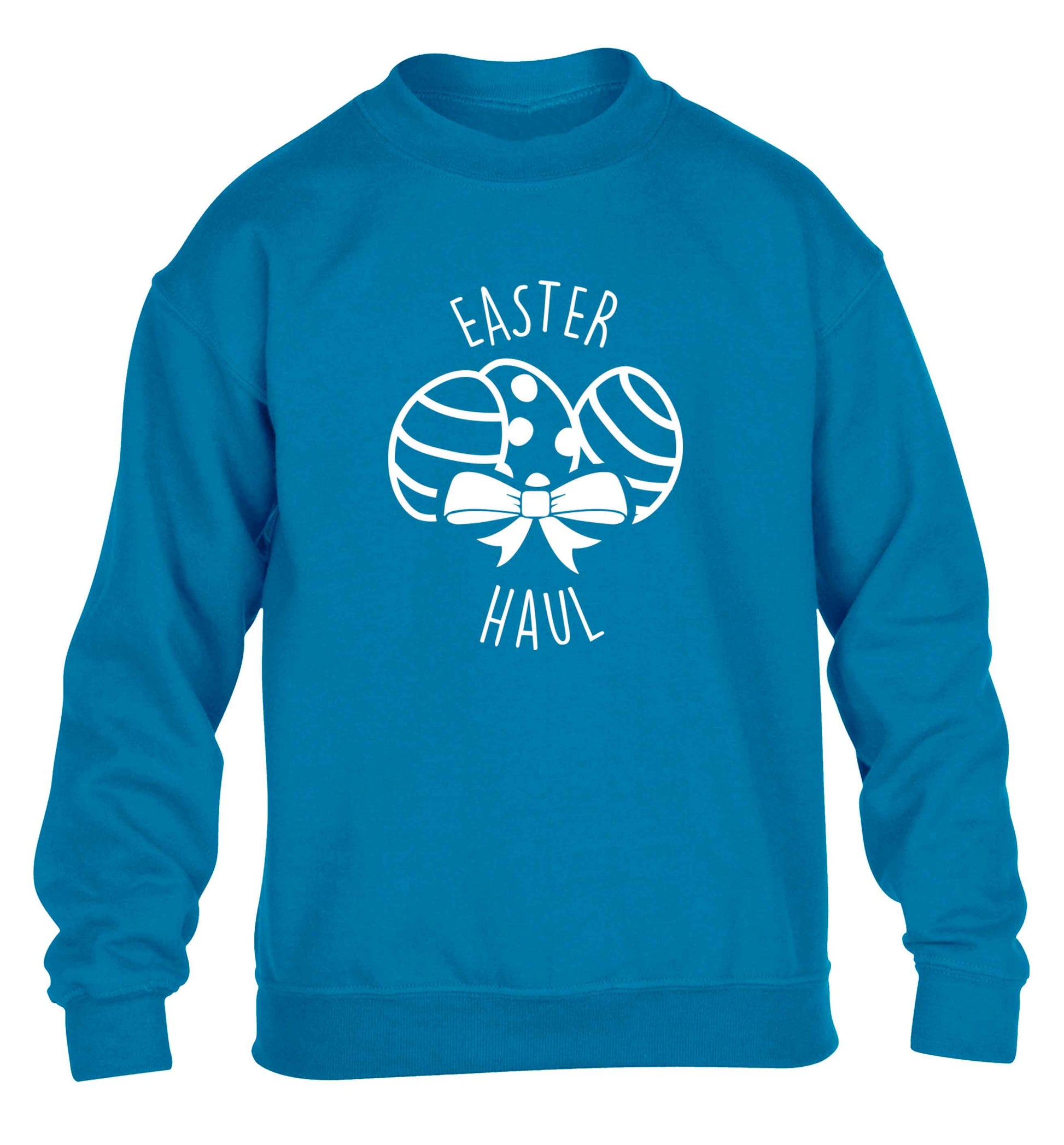 Easter haul children's blue sweater 12-13 Years