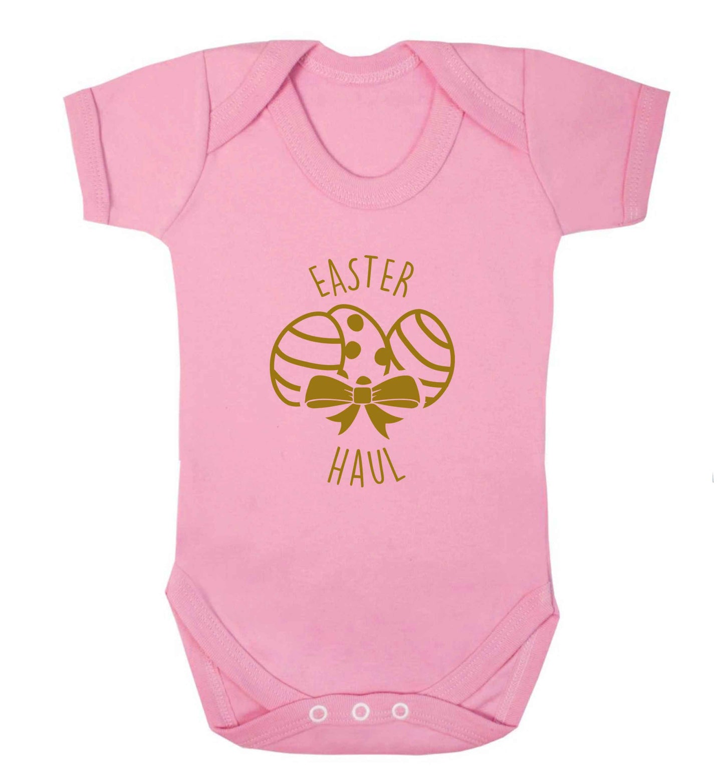 Easter haul baby vest pale pink 18-24 months