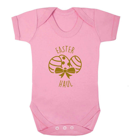 Easter haul baby vest pale pink 18-24 months