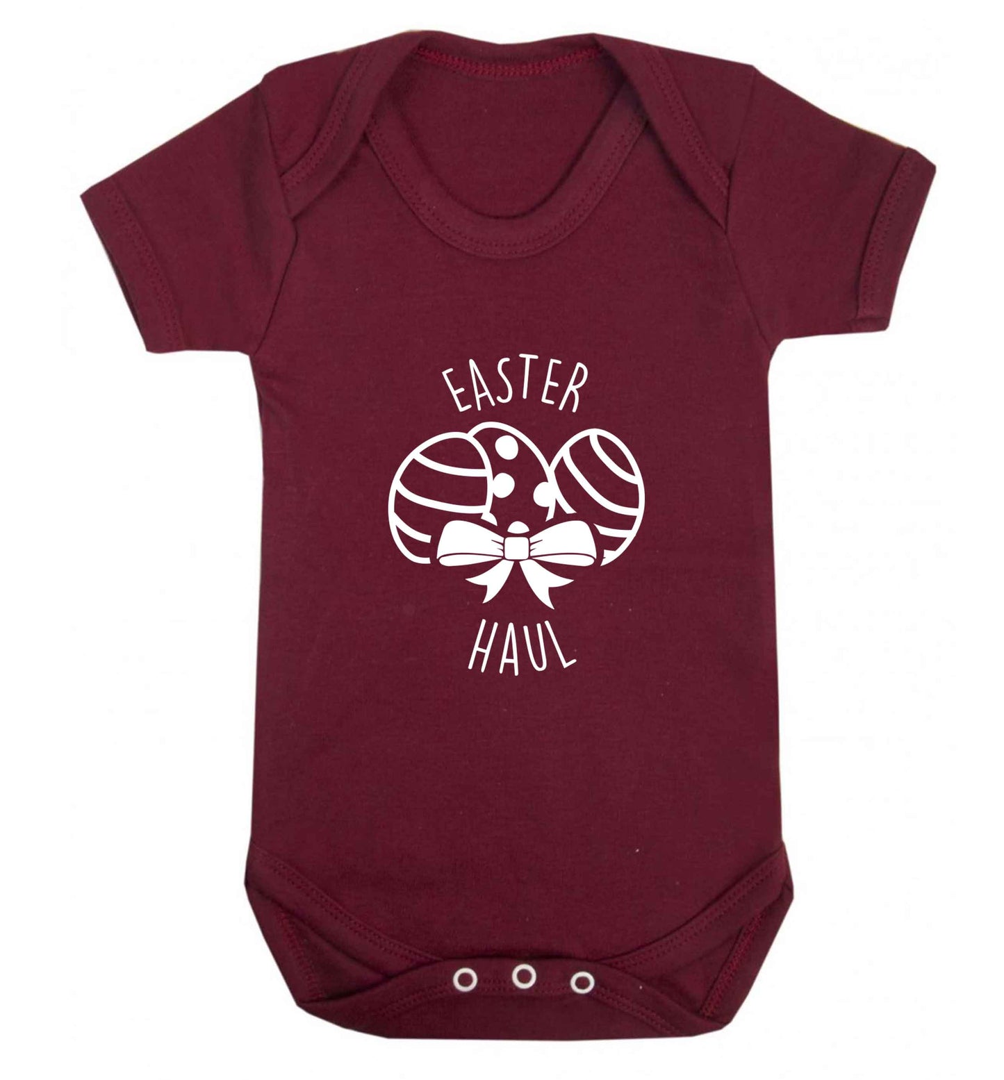 Easter haul baby vest maroon 18-24 months