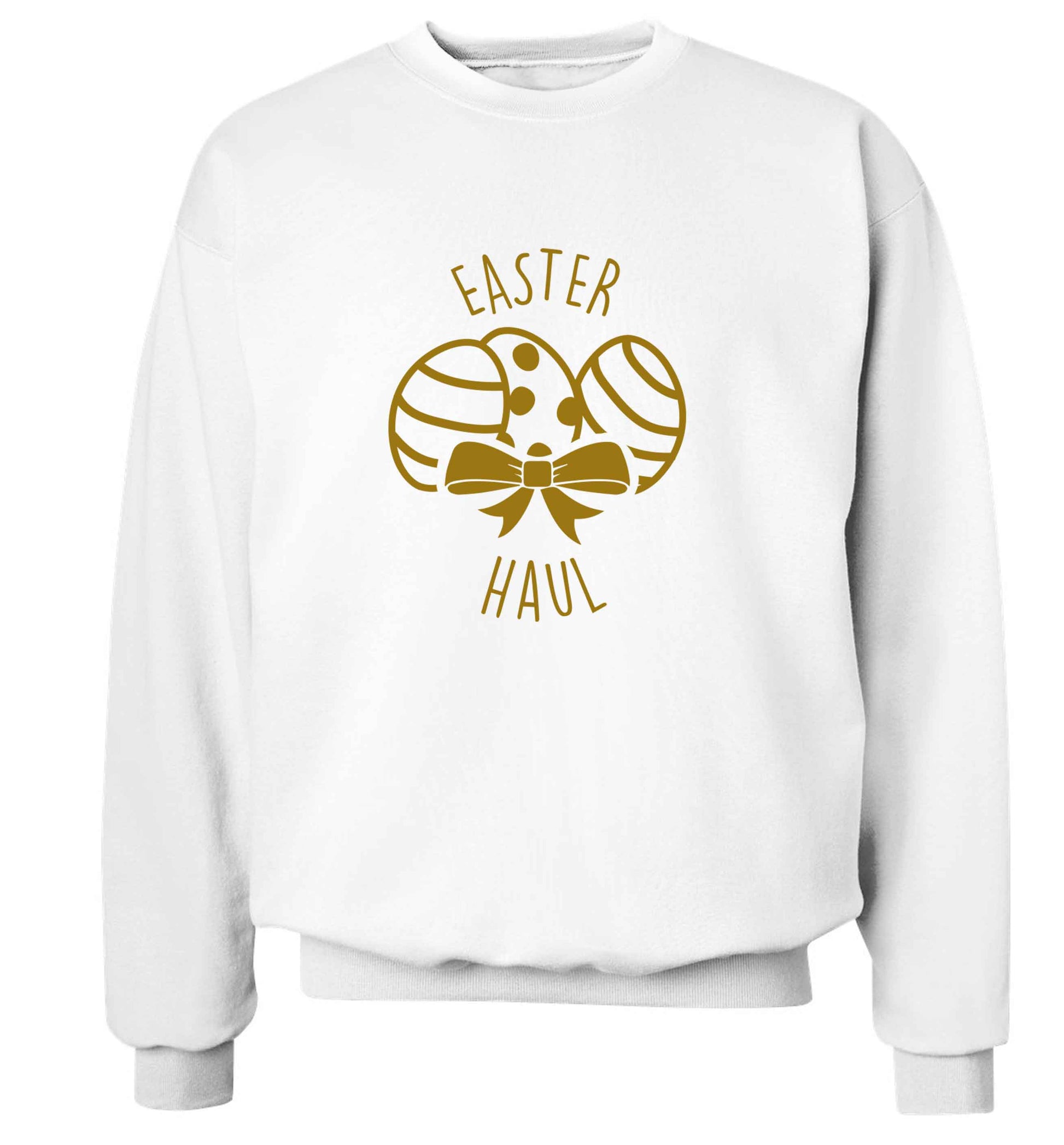Easter haul adult's unisex white sweater 2XL
