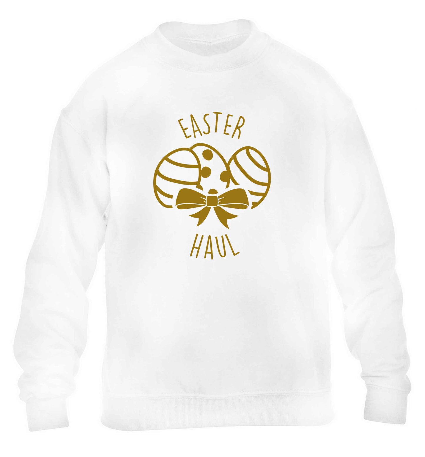 Easter haul children's white sweater 12-13 Years