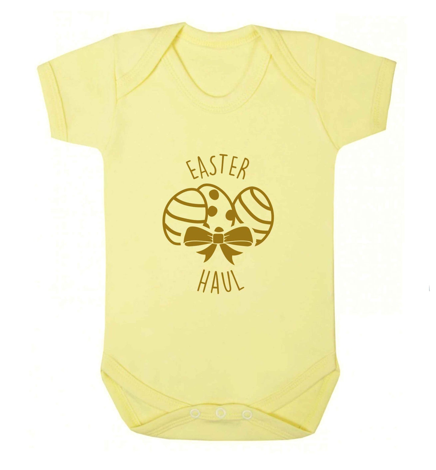 Easter haul baby vest pale yellow 18-24 months