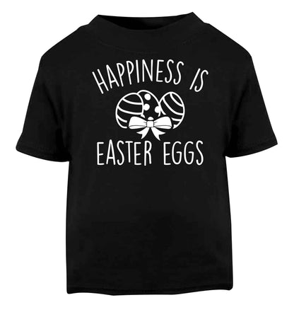 Happiness is Easter eggs Black baby toddler Tshirt 2 years