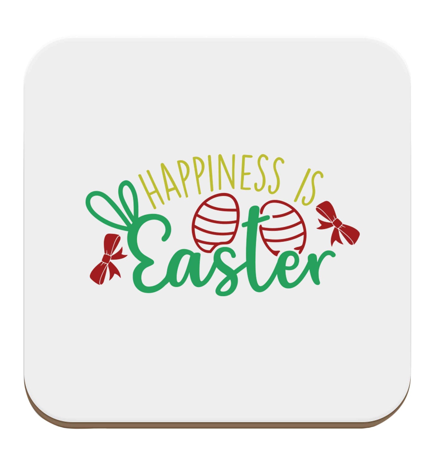 Happiness is easter set of four coasters