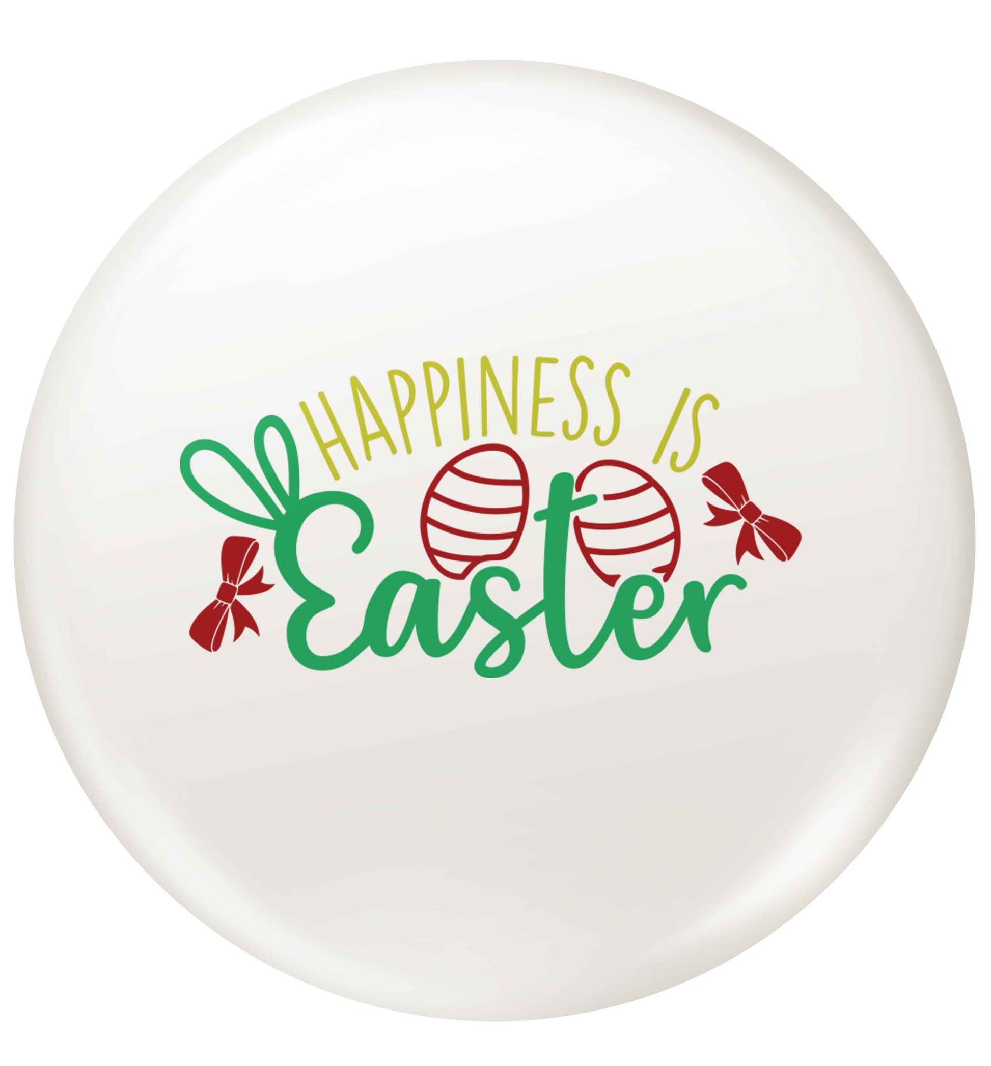Happiness is easter small 25mm Pin badge