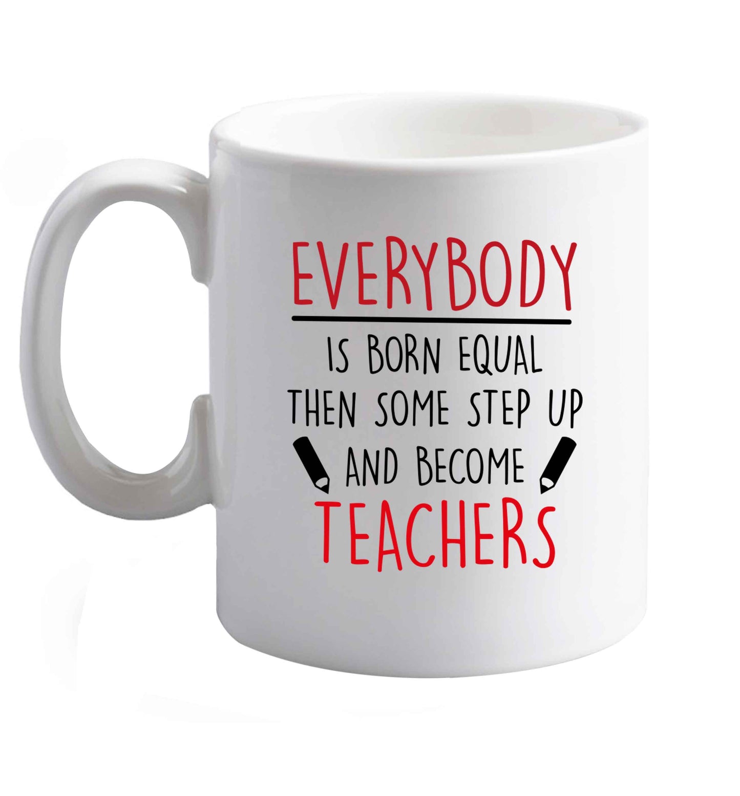 10 oz Favourite Type Pan Pancake ceramic mug right handed