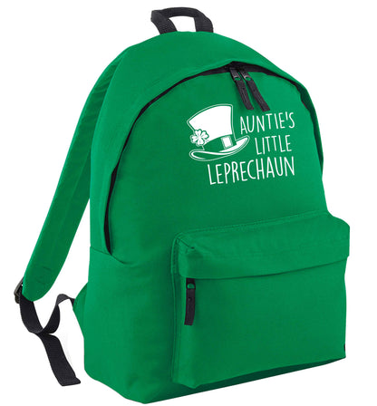 Auntie's little leprechaun green adults backpack