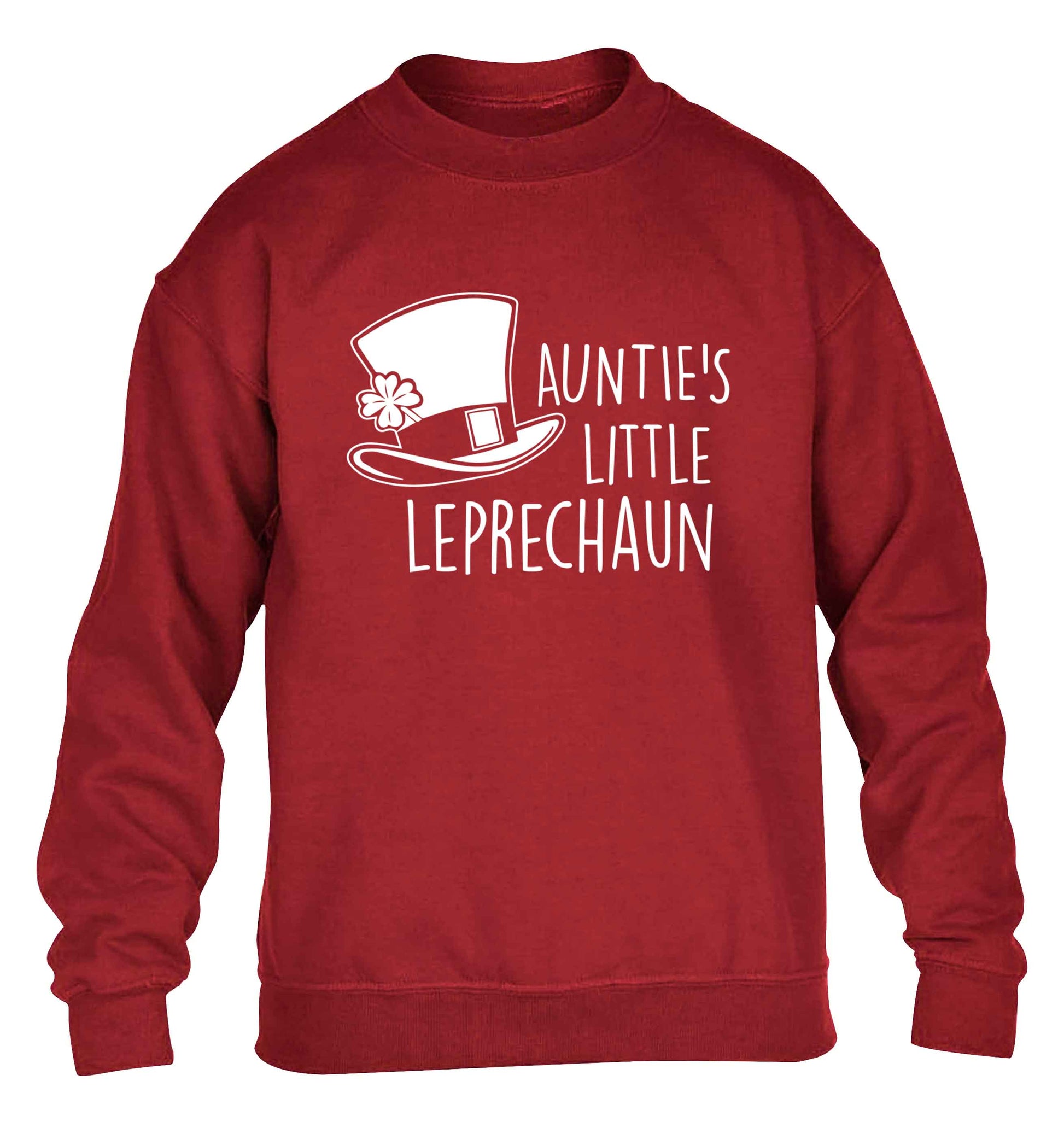Auntie's little leprechaun children's grey sweater 12-13 Years